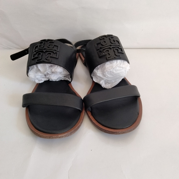 Tory Burch Black Melinda Sandals size 7.5 - Picture 11 of 14